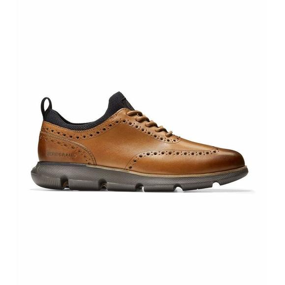 COLE HAAN MENS 4.ZEROGRAND OXFORD BRITISH TAN/JAVA 9.5 D - MEDIUM - Picture 1 of 6